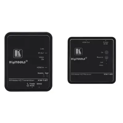 Kramer Electronics KW-14 AV extender AV transmitter & receiver Black - Thumbnail 2