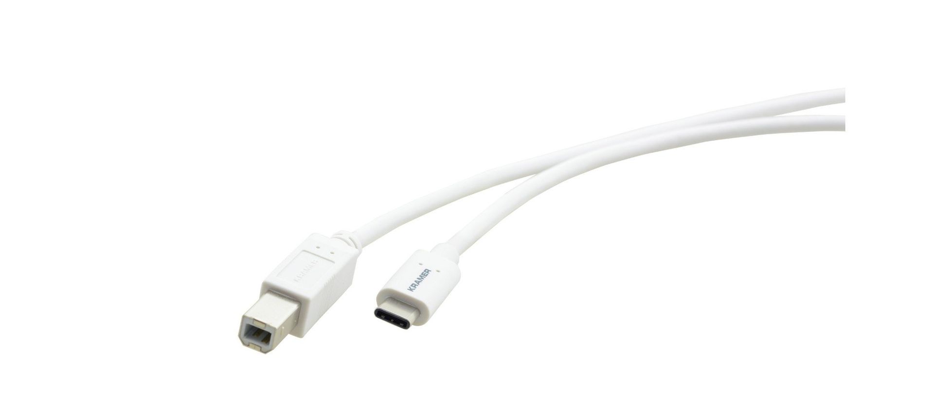 Kramer Electronics C-USB/CB-10 USB cable USB 2.0 3 m USB C USB B White - Image 1