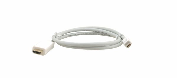 Kramer Electronics C-MDP/HM 7.6 m Mini DisplayPort HDMI Type A (Standard) White - Thumbnail 2