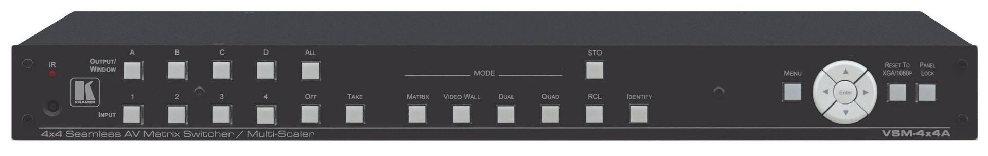 Kramer Electronics VSM-4X4A matrix switcher AV matrix switcher - Image 1