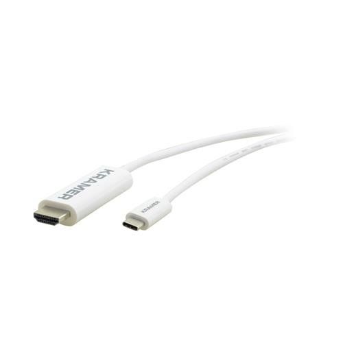 Kramer Electronics C-USBC/HM-6 1.8 m USB Type-C HDMI Type A (Standard) White - Image 1