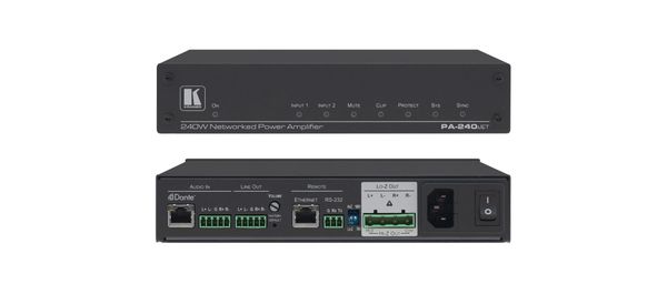 Kramer Electronics PA-240Net 2.0 channels Performance/stage Black - Thumbnail 2