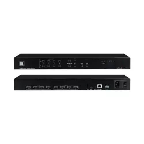 Kramer Electronics VS-44H2 AV matrix switcher Built-in display - Image 1