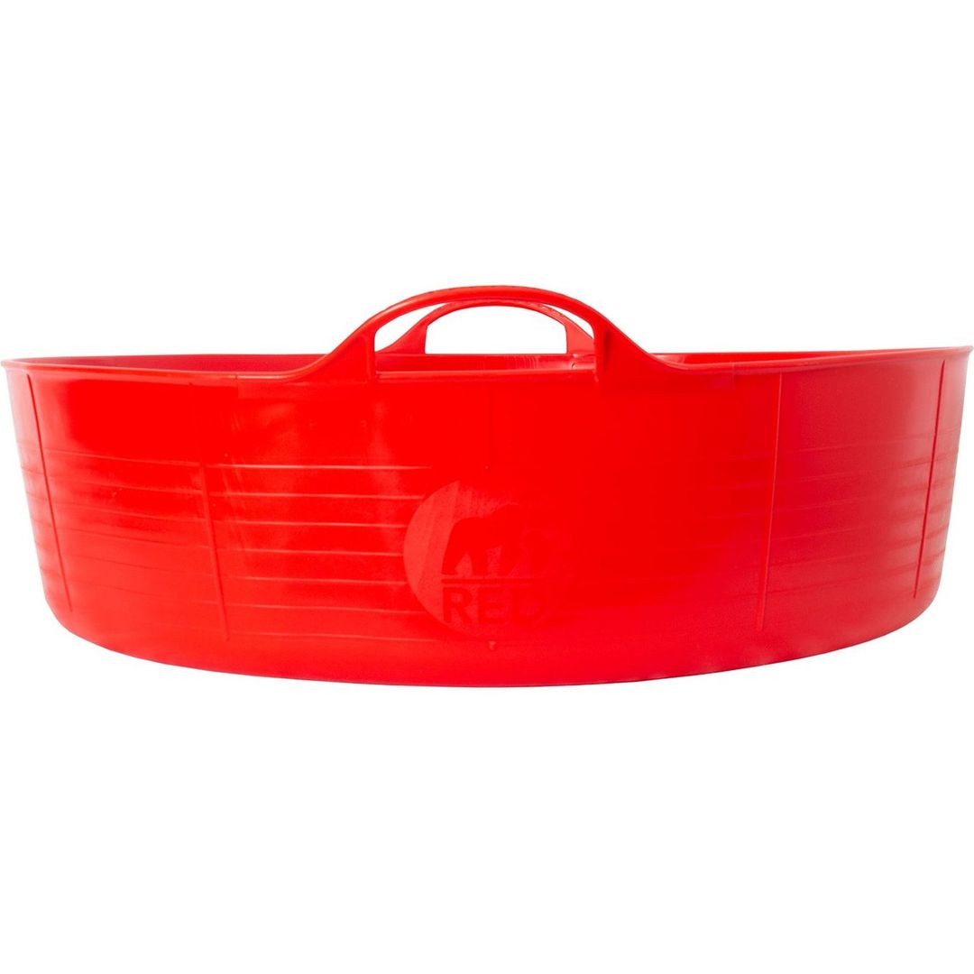 Gorilla Tub® Large Shallow 35L | Colour: Red - Image 1