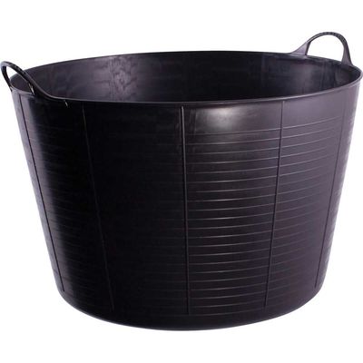 Red Gorilla Tubtrugs Flexible Tub 75l Black