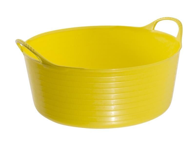 Gorilla Tub® Small Shallow 15L | Colour: Yellow - Image 1