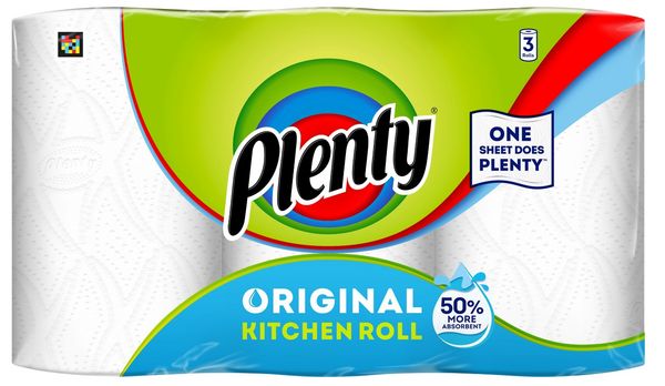 Plenty Original Kitchen Towel 95 Sheets (Pack of 3) 11121