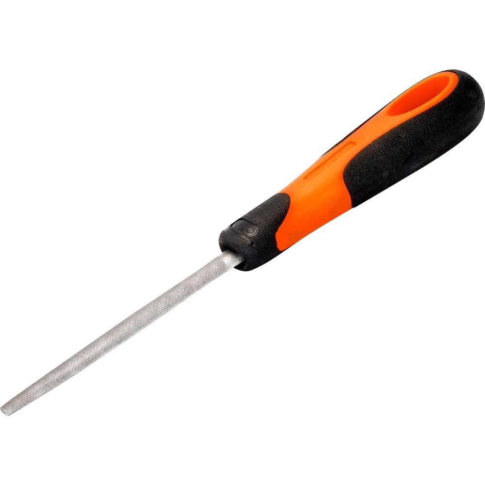 Bahco 1-210-08-2-2 1-210-08-2-2 Ergo™ Handled Half-Round Second Cut File 200Mm (8In) - Image 1