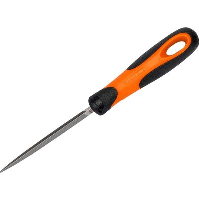 Bahco 1-170-08-2-2 1-170-08-2-2 Ergo™ Handled Three-Square Second Cut File 200Mm (8In)