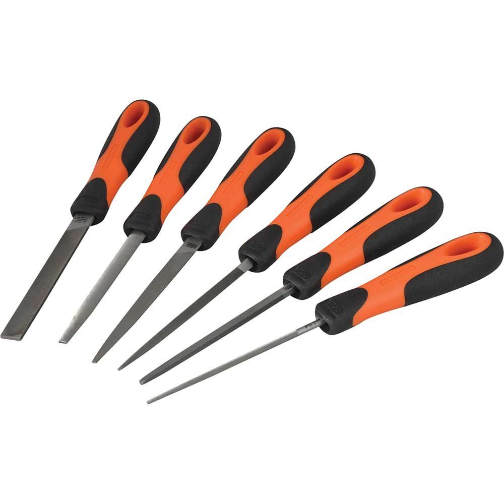 Bahco 1-476-04-3-2 1-476 Ergo™ File Set 6 Piece 100Mm (4In) - Image 1