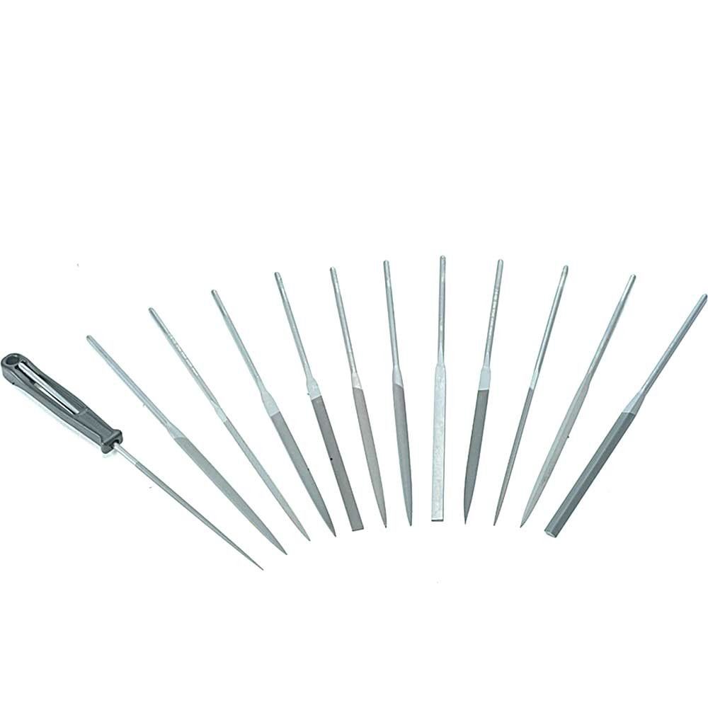 Bahco 2-472-16-2-0 2-472-16-2-0 Needle Set Of 12 Cut 2 Smoot 160Mm (6.2In) - Image 1
