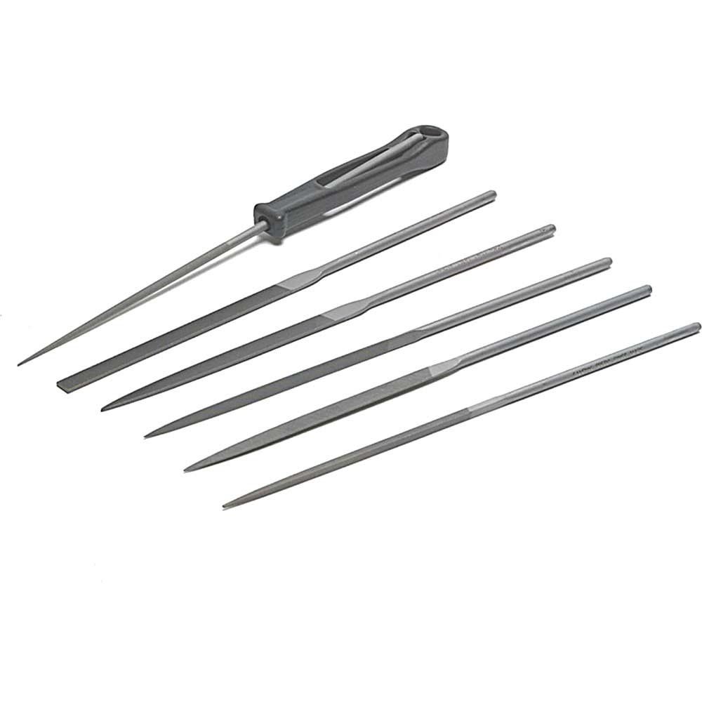 Bahco 2-470-16-2-0 2-470-16-2-0 Needle File Set Of 6 Cut 2 Smooth 160Mm (6.2In) - Image 1