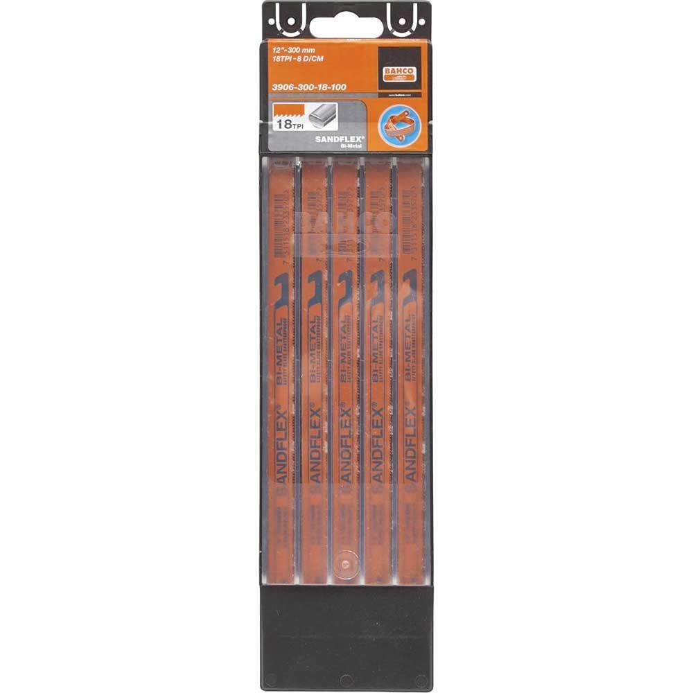 Bahco 3906-300-14-100 3906 Sandflex Hacksaw Blades 300Mm (12In) X 14 Tpi Pack 100 - Image 1