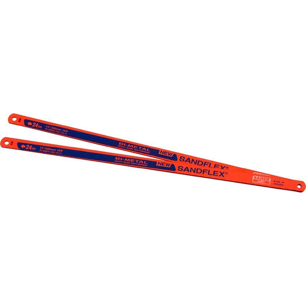 Bahco 3906-300-24-2P 3906 Sandflex® Hacksaw Blades 300Mm (12In) X 24 Tpi (Pack 2) - Image 1