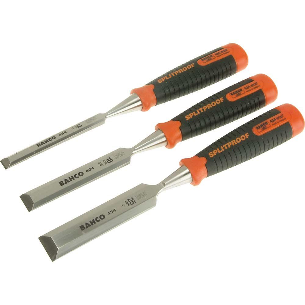 Bahco 434-S3-EUR 434 Bevel Edge Chisel Set 3 Piece - Image 1