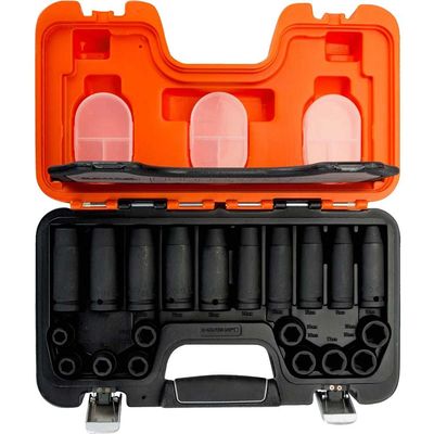 Bahco D-DD/S20 D-Dd/S20 1/2In Drive Impact Socket Set 20 Piece
