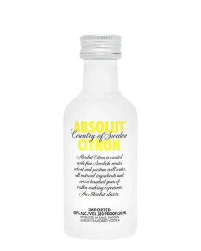 Absolut Citron Vodka Miniature