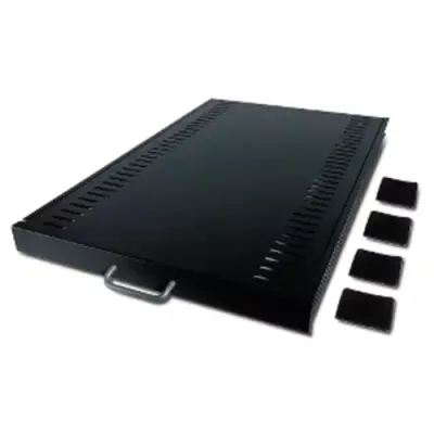 APC Sliding Shelf 100lbs/45.5kg Black - Thumbnail 2
