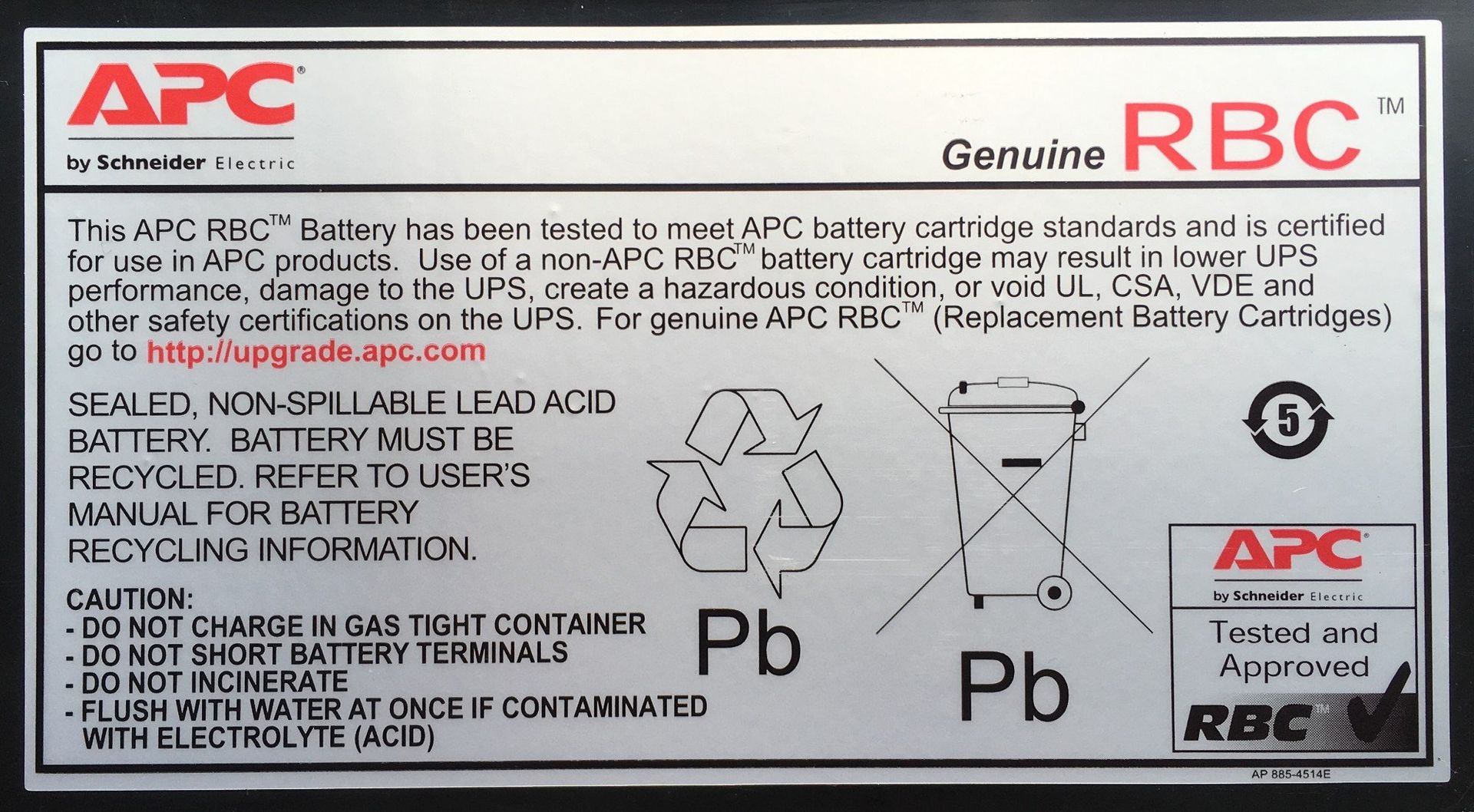 APC Battery Replacement Cartridge RBC48 (OEM) - Image 1