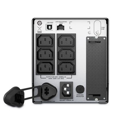 APC Smart-UPS. Line Interactive. 750VA. Tower. 230V. 6x IEC C13 outlet