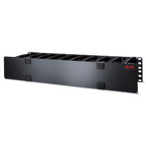 APC NetShelter Cable Management Horizontal Cable Manager 2U with Cable Tie Single Side with Cover 482 x 89 x 165 mm - Thumbnail 2