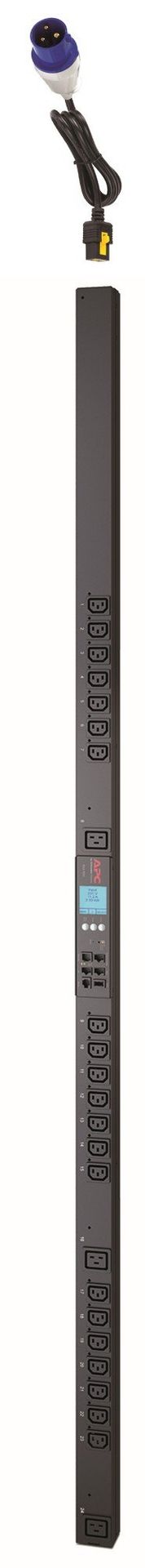 APC Rack PDU 2G, Metered by Outlet with Switching, ZeroU, 16A, 230V, (21) C13 & (3) C19 - Image 1