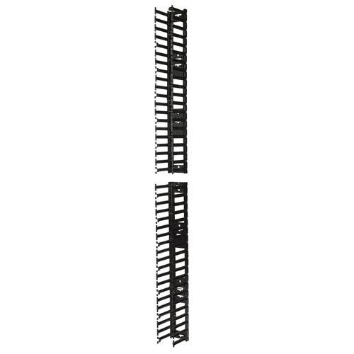 APC NetShelter Cable Manager, for 42U- 750W NetShelter SX, Vertical, 1778H x 97W x 160D mm - Image 1