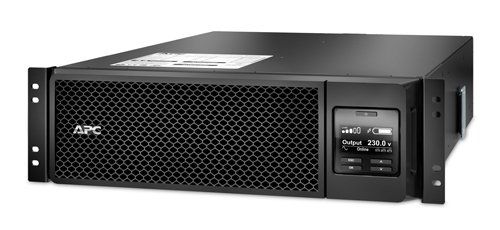 APC Smart-UPS On-Line, 5kVA, Rackmount 3U, 208V/230V, Hard wire 3-wire(2PH+G)+3-wire(H+N+E)+3-wire(H+N+G) outlets, Network Card+SmartSlot, W/ rail kit - Image 1
