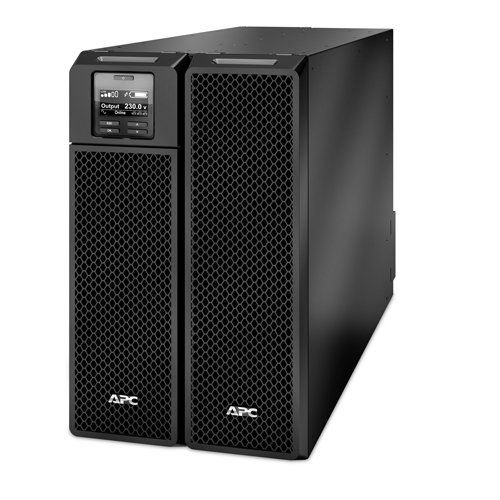 APC Smart-UPS On-Line, 8kVA/8kW, Tower, 230V 3:1 and 1:1, 6x C13+4x C19 IEC outlets, Network Card+SmartSlot, Extended runtime, W/O rail kit - Image 1