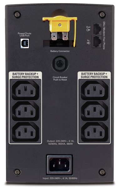 APC Back-UPS uninterruptible power supply (UPS) Line-Interactive 0.95