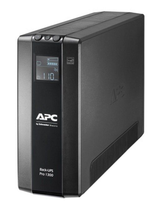APC Back-UPS Pro, 1300VA/780W, Tower, 230V, 8x IEC C13 outlets, AVR, LCD, User Replaceable Battery - Image 1