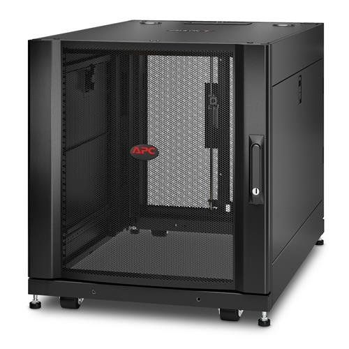 APC NetShelter SX. Server Rack Enclosure. 12U. Black. 658H x 600W x 90 - Image 1