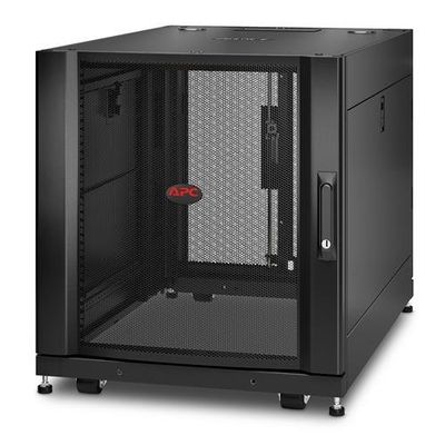 APC NetShelter SX. Server Rack Enclosure. 12U. Black. 658H x 600W x 90