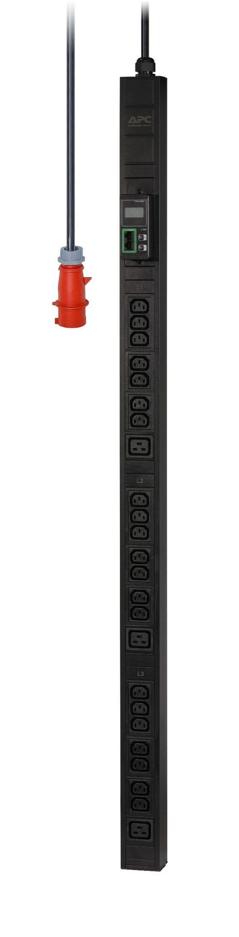 APC Easy Rack PDU. Metered. 0U. 3 Phase. 11kW. 230V. 16A. 21 x C13 and - Image 1