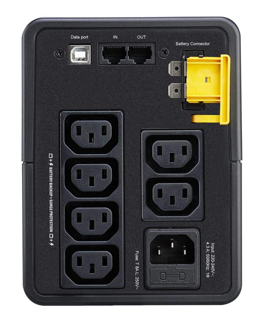 APC Back-UPS, 950VA, Tower, 230V, 6x IEC C13 outlets, AVR - Image 1