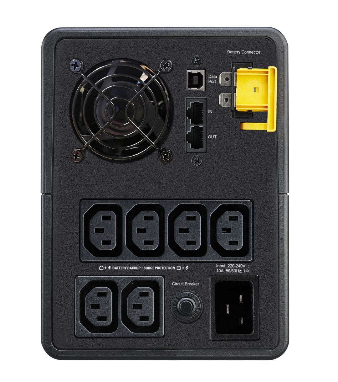 APC Back-UPS, 2200VA, Tower, 230V, 6x IEC C13 outlets, AVR - Image 1