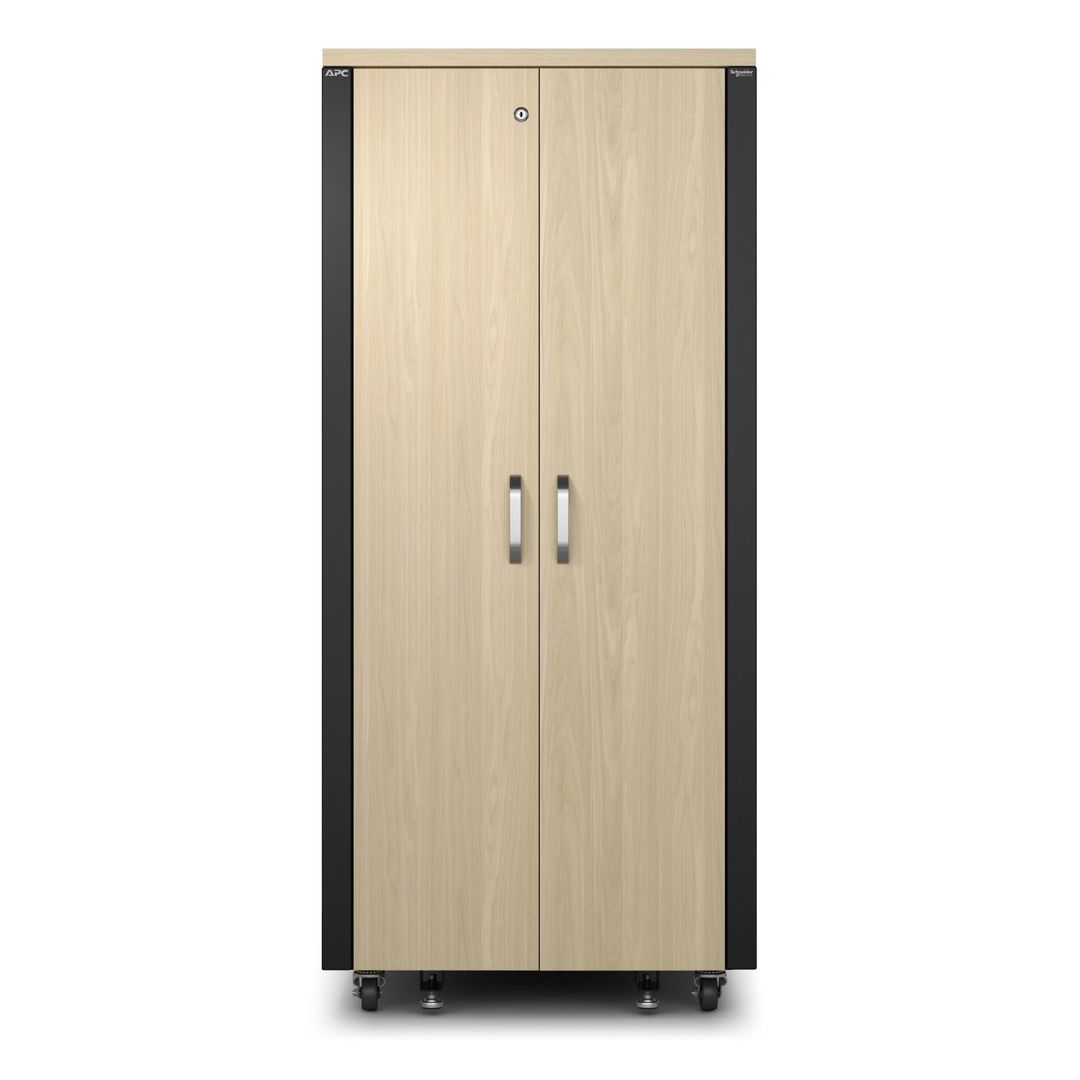 APC NetShelter Soundproof. 32U. Server Rack Enclosure. 230V. Maple - Image 1