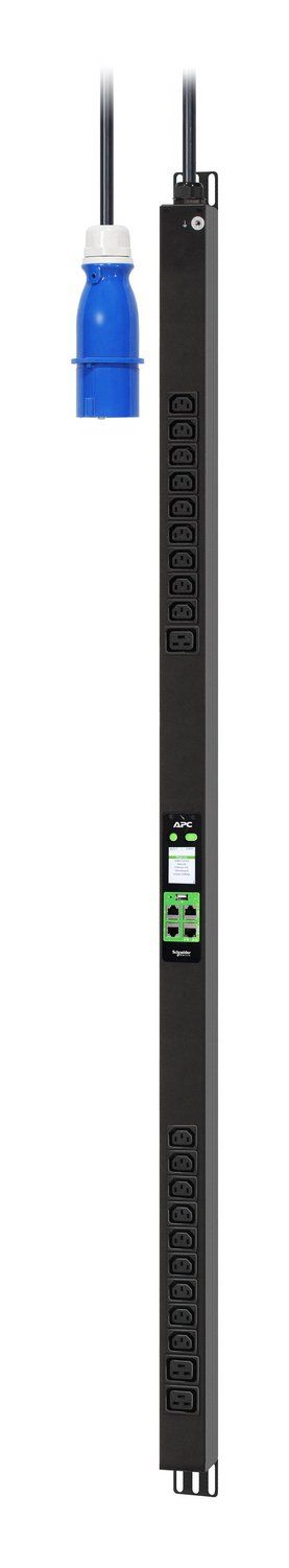APC Easy PDU Metered Zero U 32A 230V (20)C13 (4)C19 IEC309 - Image 1