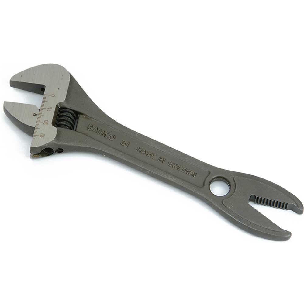 Bahco 31 31 Black Adjustable Wrench Alligator Jaw 200Mm (8In) - Image 1