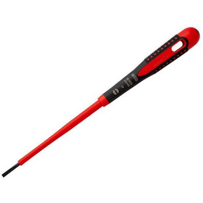 Bahco BE-8220S Ergo™ Vde Insulated Slotted Screwdriver 3.0 X 100Mm - Thumbnail 2