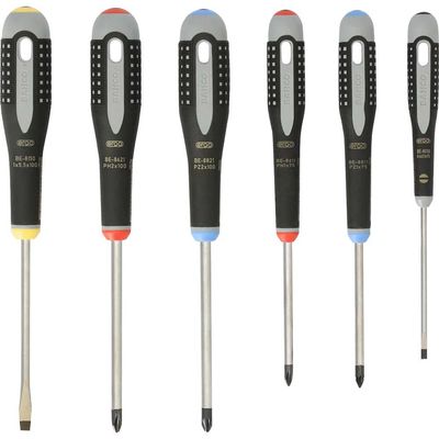 Bahco BE-9886 Be-9886 Ergo™ Screwdriver Set 6 Piece