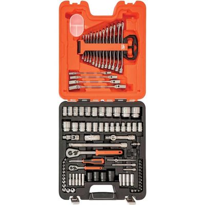 Bahco S87+7 S87+7 1/4 & 1/2In Drive Socket & Spanner Set 94 Piece