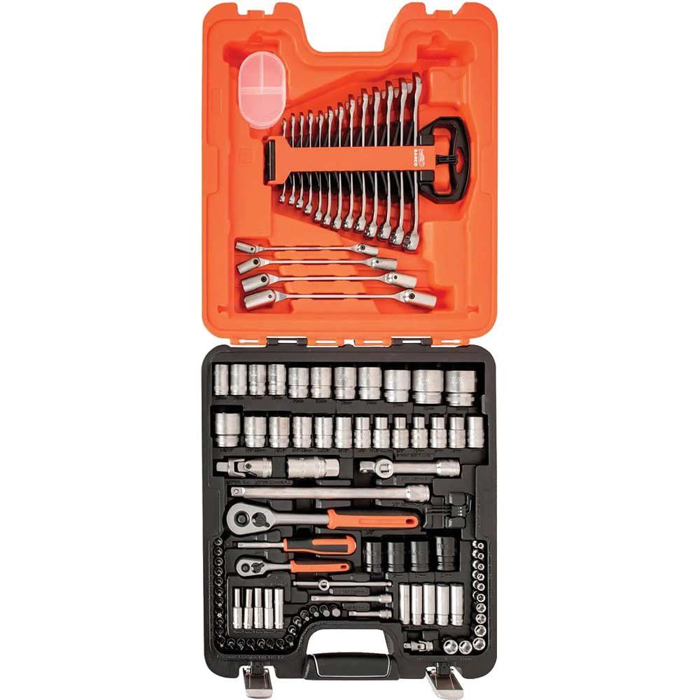 Bahco S106 S106 1/4In &1/2In Drivesocket & Spanner Set 106 Piece - Image 1