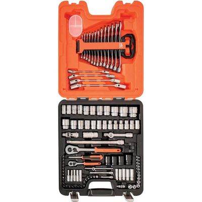 Bahco S106 S106 1/4In &1/2In Drivesocket & Spanner Set 106 Piece