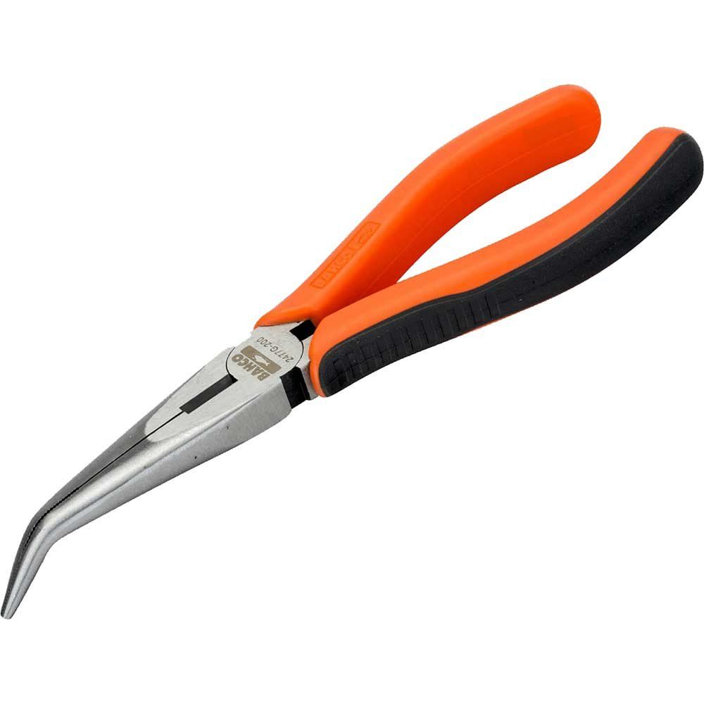 Bahco 2477 G-200 2477G Ergo™ Bent Snipe Nose Pliers 200Mm (8In) - Image 1