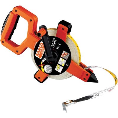 Bahco LTS-30-E Lts Open Reel Fibreglass Tape 30M/100Ft (Width 13Mm)