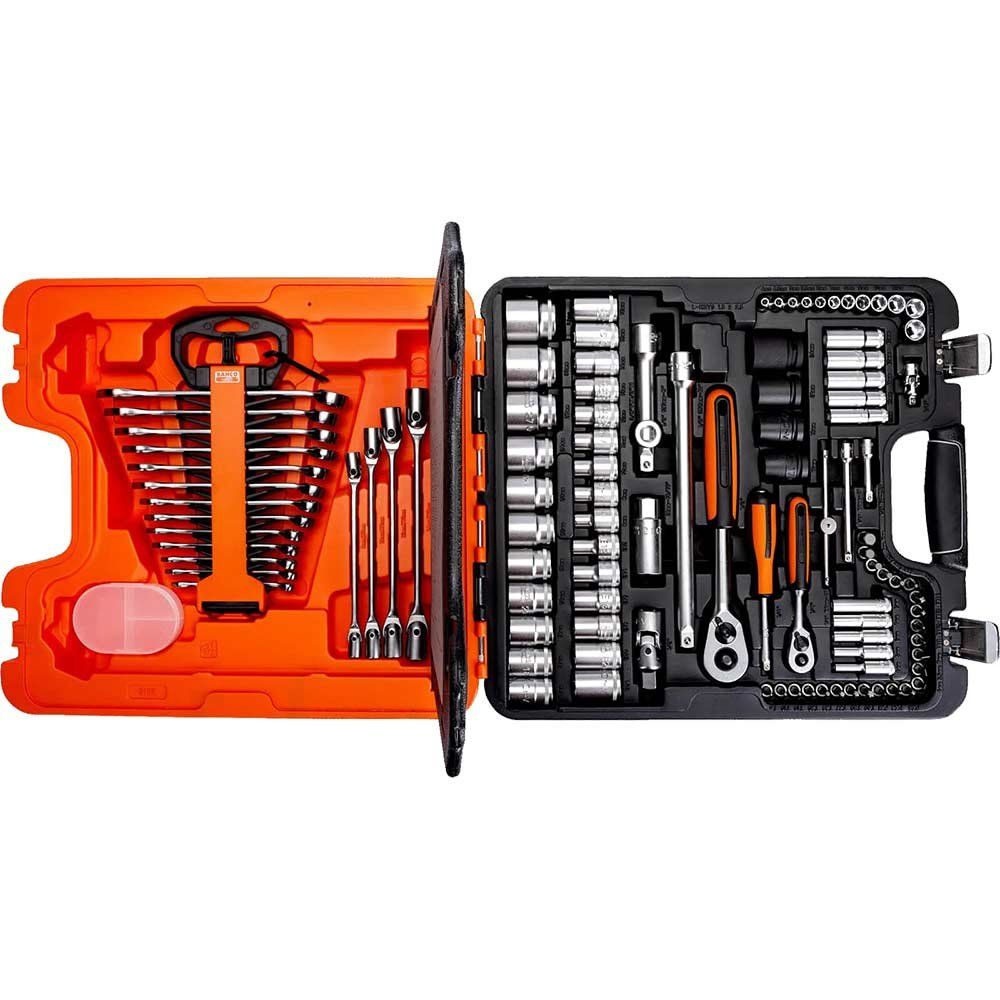 Bahco S108 S108 1/4In & 1/2In Drive Socket & Combination Spanner Set 108 Piece - Image 1