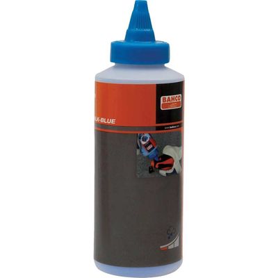 Bahco CHALK-BLUE Marking Chalk Pour Bottle Blue 227G