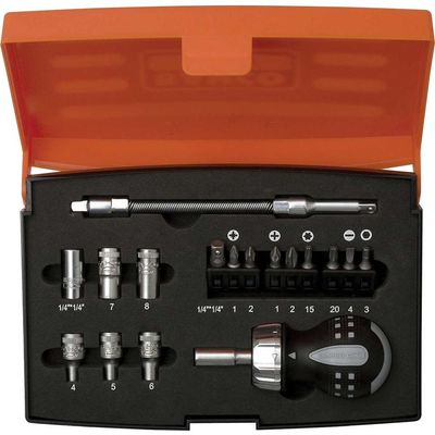 Bahco 808050S-18 808050S-18 Stubby Ratchet Screwdriver Set 18 Piece
