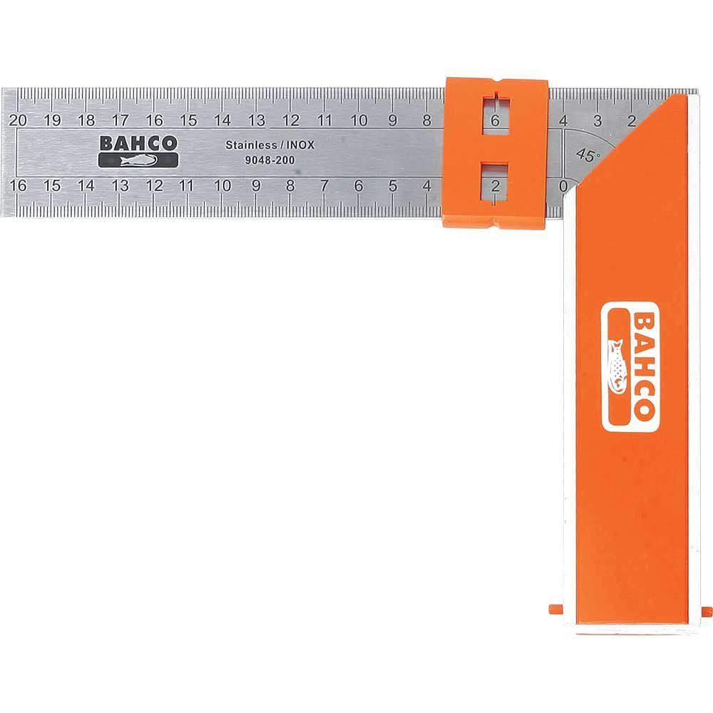 Bahco 9048-300 9048-300 Aluminium Block & Steel Try Square 300Mm (12In) - Image 1